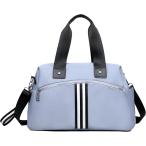  Mini сумка "Boston bag" большая сумка легкий плечо ремень имеется водоотталкивающая отделка A4 размер соответствует 2way оскфорд ( голубой серый )