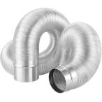  шланг воздуховода aluminium .. шланг выхлоп эластичный длина 2m( серебряный, 100mm)