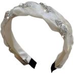 лента-ободок жемчуг biju- кручение сетка широкий объем головная повязка женский Корея способ ( белый, свободный размер )