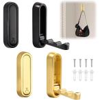  складной пальто крюк 4 позиций комплект складной настенный крюк открывающийся и закрывающийся орнамент .. винт имеется цинк сплав производства легкий ( Gold черный )