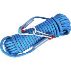  трос для скалолазания многоцелевой трос диаметр 10mm предел прочности 1000kg длина 10m крепкий уличный кемпинг альпинизм ( бледно-голубой, 20m)