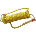  трос для скалолазания многоцелевой трос диаметр 10mm предел прочности 1000kg длина 10m крепкий уличный кемпинг ( желтый, 20m)