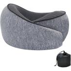  подушка для шеи низкая упругость подушка для шеи U type самолет машина Shinkansen путешествие для мобильный подушка compact ... покрытие перевозка удобный ( серый, one размер )