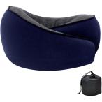  подушка для шеи низкая упругость подушка для шеи U type самолет машина Shinkansen путешествие для мобильный подушка compact ... покрытие . днем .( темно-синий голубой, one размер )