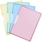 A4 прозрачный файл 4 шт. комплект поворотный зажим водонепроницаемый документы регулировка большая вместимость прозрачный папка -.. только студент учитель офис (4 -цветный набор )