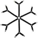 6 поверхность bed простыня зажим смещение предотвращение настройка возможность фиксация предотвращение скольжения резинка Flat простыня смещение .. предотвращение треугольный ( черный )