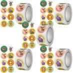 .... наклейка 2500 листов .. прекрасный наклейка круг симпатичный соответствие требованиям наклейка . сиденье наклейка ( Random )