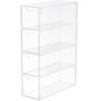  акрил солнцезащитные очки кейс для хранения 4 уровень выдвижной ящик тип очки очки jue Reebok s аксессуары косметика мелкие вещи коллекция ( прозрачный )