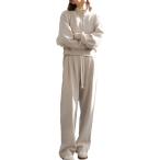  джерси выставить женский верх и низ Zip выше Parker широкий брюки тренировочный салон одежда популярный часть магазин надеты ( серый, M)