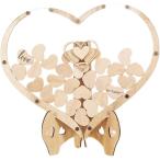 ウェディングドロップス ゲスト 参加型 結婚証明書 ウェルカムスペース ウェルカムボード(ハート)