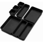  выдвижной ящик перегородка . место хранения tray стол регулировка tray мелкие вещи канцелярские товары ножи косметика 8 шт. комплект ( черный )