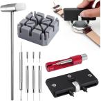  рука батарейка для часов замена набор инструментов наручные часы частота / ремень обратная сторона крышка снимать комплект паз тип часы. обратная сторона крышка устройство открывания ремонт ( голубой, батарейка для часов замена комплект )