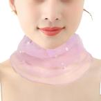  помятость .. шея покрытие шарф жемчуг шея. морщина .. весна лето выгоревший на солнце участок меры женский модный царапина .. аксессуары ( розовый )