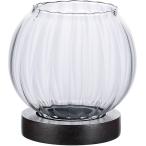 キャンドルホルダー ガラス キャン