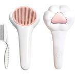  кошка щетка длина шерсть короткий шерсть боль . нет собака кошка. шерсть брать .b веревка для домашних животных щетка выпадение шерсть брать . гребень комплект ( белый )