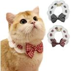  кошка 2 шт. комплект ошейник кошка для домашнее животное бандана bib шарф маленький размер собака короткое колье слюнявчик аксессуары украшение ( белый, S)