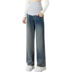  J Scott материнство распорка Denim женский брюки послеродовой свободно талия резина регулировщик имеется ( голубой, M)