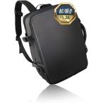 ショッピングビジネスリュック 国内メーカー 日本発 ビジネスリュック メンズ バッグ 大容量 拡張 防水 撥水 シンプル 自立 2泊 スーツ(ブラック,  大型)