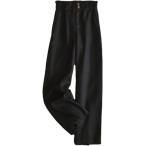 ... красивый .linen брюки женский linen Like широкий лето офис casual брюки салон брюки ( черный, L)