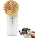  собака шампунь щетка венчик ванна домашнее животное силикон кошка ...( желтый, средний )