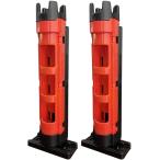 互換 ロッド ホルダー 2個 タックル ボックス スタンド 2本 メイホウ ダイワ クーラー バッグ (インペリアルレッド,  小型)