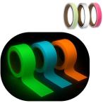  люминесценция 3 -цветный набор ночь свет лента флуоресценция лента вечер люминесценция высокая яркость наклейка сиденье Halloween Event ( ширина 50mmx5m)