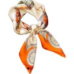  шарф шелк style 70cm квадратный принт сверху товар цвет женский церемония окончания * подарок ( orange цветок )