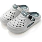 ショッピング厚底 サンダル 厚底サンダル メンズ クロッグサンダル 外履き ソール5cm サボサンダル 滑らない (スモーキーブルー,  26.0〜26.5 cm)