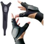 [ сменный товар ] "свободные руки" свет рыболовная снасть под рукой свет Night перчатки работа рыбалка перчатка кемпинг ( черный (USB заряжающийся квадратное дизайн ))