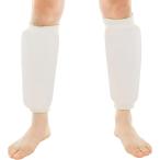  каратэ голень опора один комплект левый и правый в комплекте Junior ~ для взрослых высота эластичность EVA подушка ... легкий эластичный Fit будо ( белый, S)