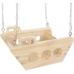  гамак из дерева подвешивание ниже шиншилла teg- Momo n канава s....... натуральное дерево ( натуральный, 20cm)