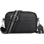 emptio наклонный .. искусственная кожа сумка на плечо симпатичный compact сумка "body" плечо .. портфель ( карбоновый черный, Mini )