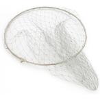 タモ たも網 タモ網 玉網 折り畳み タモアミ たもあみ 釣りネット ランディングネット (シルバー, 48cm)