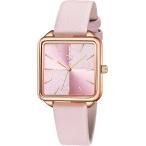  наручные часы женский аналог отображать кварц .. часы кожаный ремень маленький . модный водонепроницаемый person форма простой женский популярный (08- розовый )