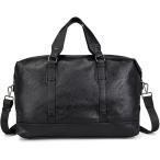  сумка "Boston bag" большая вместимость путешествие PU кожа водонепроницаемый мужской ручная сумка плечо есть .. командировка ( черный )