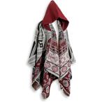  с капюшоном . манто уличный покрывало 135x150cm пончо накидка палантин защищающий от холода ( бордо, 135x150cm)
