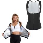 レディース サウナスーツ 高発汗 背