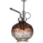  стекло опрыскиватель Vintage способ лейка 240ml первоклассный Mist распылитель модный заполняющий бутылка ( серебряный форсунка, Brown )