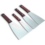  уплотнение соединения лопатка 4 шт. комплект шпатель наклейка облупившийся .. скребок инструмент шпатель для шпаклевки нержавеющая сталь покраска ( модель A обычный )