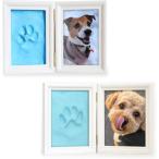es сеть домашнее животное младенец memorial фоторамка фоторамка ширина 23cm высота 15cm отпечаток руки пара type глина имеется ( голубой 2)