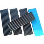 .. склейка сиденье есть теплоотвод 5 штук входит 70mmx22mmx6mm.. пробег меры охлаждающий радиатор ласты CPU IC chip ( черный )