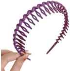  лента-ободок . останавливать лента для волос 2 шт. комплект гребень имеется легкий волосы организовать расческа головная повязка женский весна ( лиловый, M)