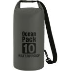  водонепроницаемый сумка сухой мешок большая вместимость плечо с ремешком сумка для персонала уличный морской спорт дайвинг ( серый, 10L)