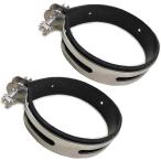  глушитель частота универсальный серебряный muffler мотоцикл детали нержавеющая сталь YM-256-SS (115mmx2)