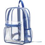  прозрачный сумка рюкзак прозрачный сумка винил довольно большой водонепроницаемый ( голубой, 38x28x13cm)