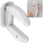  дверь knob lock детский блокировка замок ребенок кошка домашнее животное верх и низ блокировка сверление не необходимо установленный позже ручка двери стопор ( белый )