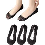  туфли-лодочки для носки гонки ..3 пар комплект следки женский ( черный 3 пара, Free Size)