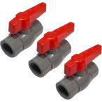  мяч клапан(лампа) 3/4 дюймовый 20A ПВХ торсион рукоятка-перекладина резервуар осушение дренаж diy (embi резьбовой 20A)