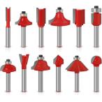  триммер bit комплект 6mm ось 12 шт. комплект карбид лезвие для деревообработки маршрутизатор bit фаска паз .. скульптура дерево обработка порез . инструмент 