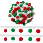 pompon мяч бахрома отделка 7m зеленый красный бахрома мяч отделка ширина 2.5cm полиэстер производства pompon лента шитье кисточка гонки европейская одежда 